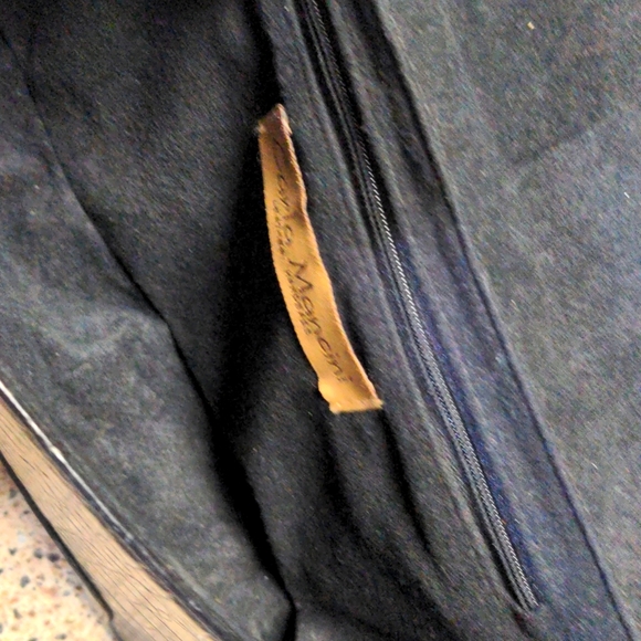 Carla Mancini Black Leather Handbag - Picture 2 of 9